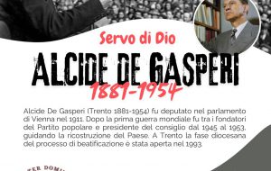 Una messa per celebrare i 70 anni dalla morte di Alcide De Gasperi