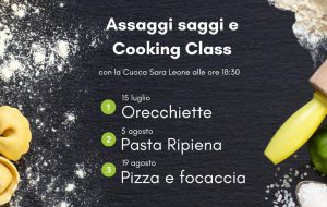 Ritornano le cooking class con degustazioni alle Tenute Parco Piccolo