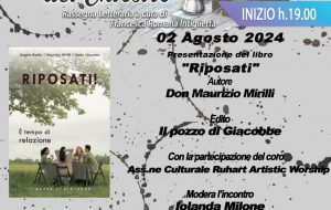 La Rassegna del Chiostro 2024: il 2 Agosto Don Maurizio Mirilli presenta “Riposati! È tempo di relazione”