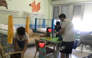 Lo Juventus Club di San Pancrazio nel reparto di pediatria dell’ospedale di Francavilla Fontana