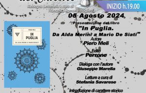 La Rassegna del Chiostro: Piero Meli presenta “In Puglia. Da Alda Merini a Mario De Siati”