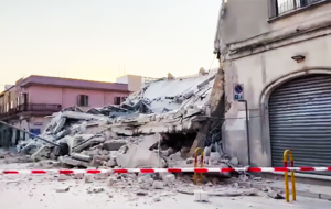 Stabile crollato a Latiano, ConfCommercio: “preoccupano i danni agli esercizi commerciali”