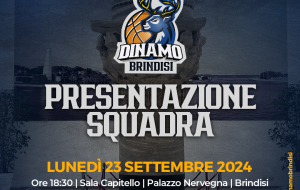 Nuova stagione, stessa emozione: la Dinamo Basket Brindisi si presenta alla città