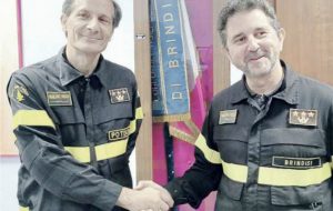 Cambio al vertice al Comando dei Vigili del Fuoco di Brindisi: Giuseppe Galgano sostituisce Giulio Capuano