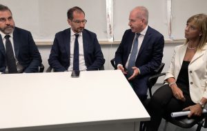 Il sottosegretario alla Salute Marcello Gemmato visita l’ospedale Perrino di Brindisi