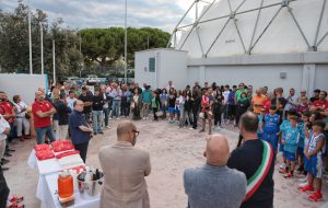 Inaugurato dopo i lavori di ammodernamento il tensostatico di via Galizia
