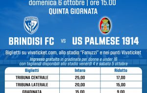 Brindisi FC – Palmese 1914: info sui biglietti