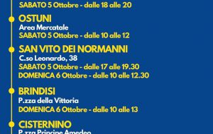 Campagna tesseramenti Forza Italia: gli attivisti in piazza in tutta la provincia