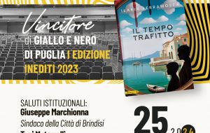 Nuovo Teatro Verdi: “Giallo e Nero di Puglia”, Ferramosca presenta “Il tempo trafitto”
