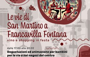 “Le vie di San Martino a Francavilla Fontana”, manifestazione promossa dal DUC Città degli Imperiali