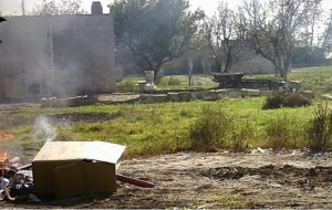 Francavilla Fontana: sequestrata trincea rifiuti in combustione