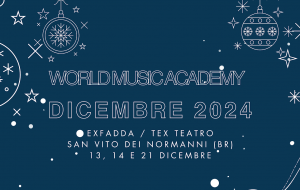 World Music Academy, gli appuntamenti di dicembre all’ExFadda e al Teatro TEX