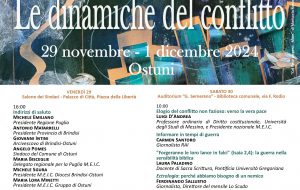 Il 29 e 30 novembre ad Ostuni la XIV edizione del convegno nazionale del M.E.I.C.
