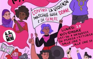 “Non una di meno”: lunedì 25 novembre “portiamo in piazza i nostri corpi e le nostre parole”