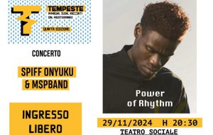 Festival Tempeste: Spiff Onyuku e la potenza dell’Afrobeat al Teatro Sociale di Fasano