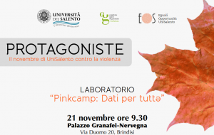 Protagoniste sbarca a Brindisi con il laboratorio “Pinkcamp: Dati per tuttə”