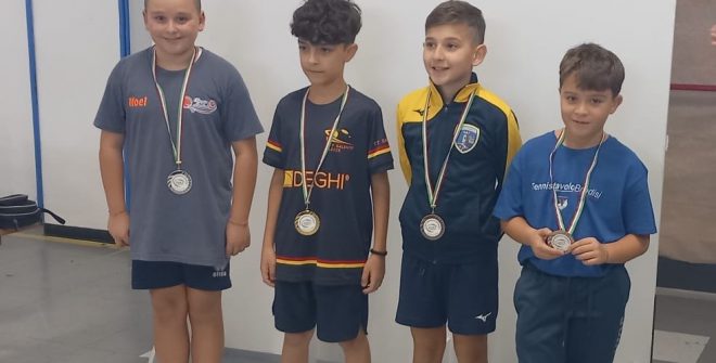 Tennistavolo Brindisi sul podio nel Torneo Regionale di Martina Franca