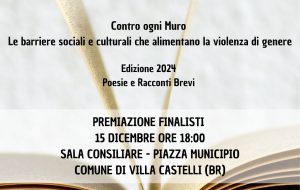 Villa Castelli celebra la cultura e combatte la violenza di genere