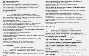 Il valore degli screening oncologici in Sanità pubblica, congresso scientifico a Brindisi