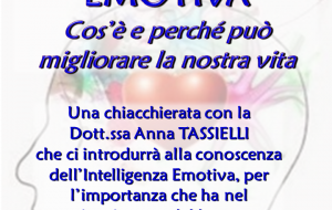 Intelligenza Emotiva, Cos’è e perché può migliorare la nostra vita: se ne parla mercoledì 11 a Palazzo Nervegna