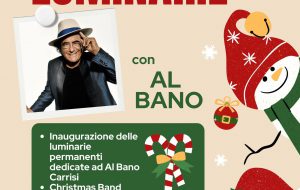 Luminarie permanenti dedicate ad Al Bano Carrisi: domani l’inaugurazione, intanto fioccano le polemiche