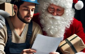 Lettera di un lavoratore a Babbo Natale. Di Daniele Mazzotta