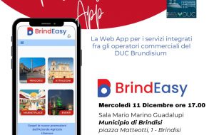 Il Duc Brundisium presenta “Brindisi Easy”, la nuova APP per i servizi tra gli operatori commerciali