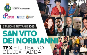 Da lunedì i biglietti per la stagione teatrale 2025 del Comune di San Vito dei Normanni