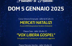 Natale a Fasano: domenica 5 gennaio Vox Libera Gospel e Pier Cerdo Folk Duo