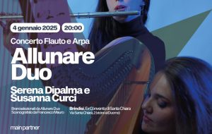 Allunare Duo, un viaggio musicale nel cuore del Novecento: appuntamento il 4 gennaio all’Ex Convento di Santa Chiara a Brindisi