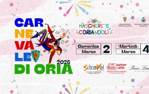 Maschere e Coriandoli 2025: Tutto pronto per la grande festa del Carnevale di Oria