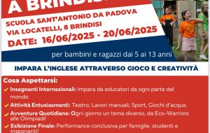 IEC organizza camp di inglese a Brindisi per bambini dai 5 ai 13 anni