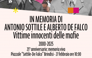 25 anni dopo: memoria viva per i finanzieri Antonio Sottile e Alberto De Falco
