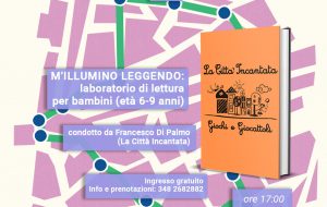 M’illumino leggendo, laboratorio di lettura gratuito per i più piccoli