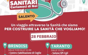 Il segretario FP CGIL, Michele Vannini, incontra i lavoratori della sanità: il 28 febbraio a Ceglie Messapica