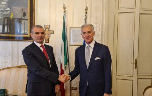 Il Prefetto Carnevale incontra il nuovo Direttore della Base Onu di Brindisi Anton Antchev