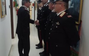 Il Comandante della Legione Carabinieri “Puglia” visita la Stazione di Villa Castelli