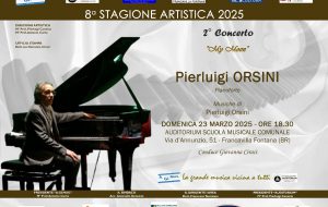 Secondo appuntamento della rassegna AGiMus Francavilla con il concerto di Pierluigi Orsini