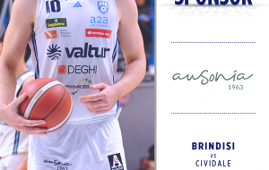 ‘Ausonia’ match sponsor Valtur Brindisi vs UEB Gesteco Cividale