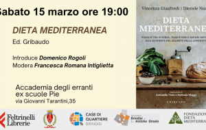 Pagine Erranti: sabato 29 marzo si presenta “Dieta Mediterranea” di Vincenza Gianfredi e Daniele Nucci