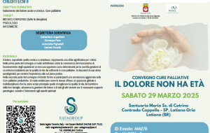 Il dolore non ha età: il 29 marzo evento formativo a Latiano