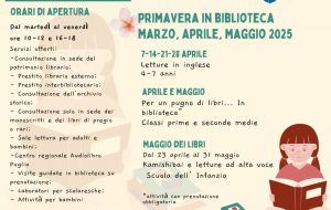 A Carovigno “Primavera in Biblioteca” con l’Associazione Le Colonne