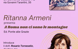 Martedì 8 Ritanna Armeni presenta a Brindisi “A Roma non ci sono le montagne”