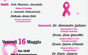 Carovigno ospita il convegno “Tumore al seno: prevenire per sconfiggere”. Appuntamento il 16 maggio al Castello Dentice di Frasso