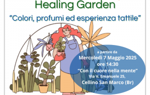 Healing Garden: a Cellino San Marco un giardino terapeutico pensato per favorire benessere, relazione e stimolazione sensoriale