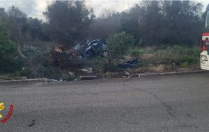 Terribile incidente sulla SS379: intervengono i Vigili del Fuoco