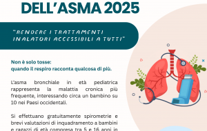 Asma in età pediatrica: Open day al Perrino con spirometria