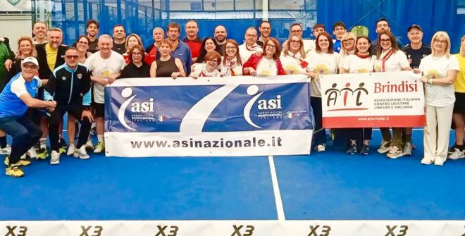 7 ed 8 giungo PadelAIL 2025 a Brindisi e Fasano: il ricavato andrà al reparto di Ematologia del “Perrino”