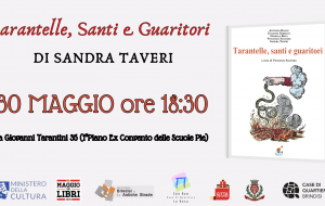 Maggio dei Libri: venerdì 30 maggio Sandra Taveri presenta “Tarantelle, Santi e Guaritori – Forme e Figure di un culto popolare”