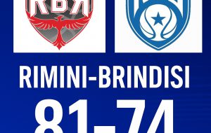 Brindisi getta il cuore oltre l’ostacolo ma non basta, Rimini conquista la semifinale